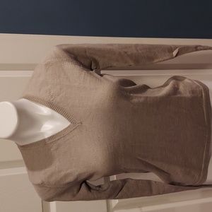 Linea Donna Italian 100% Merino Wool V-Neck Sweater